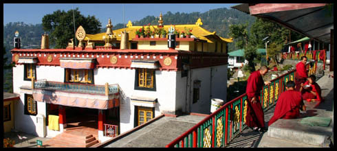 klášter, Dharamsala, Indie
