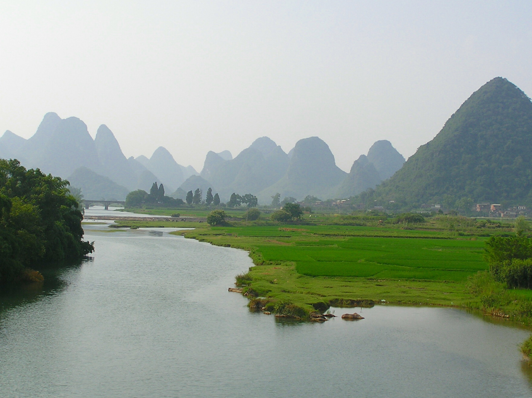 Homole na řece Yulong, Yangshuo