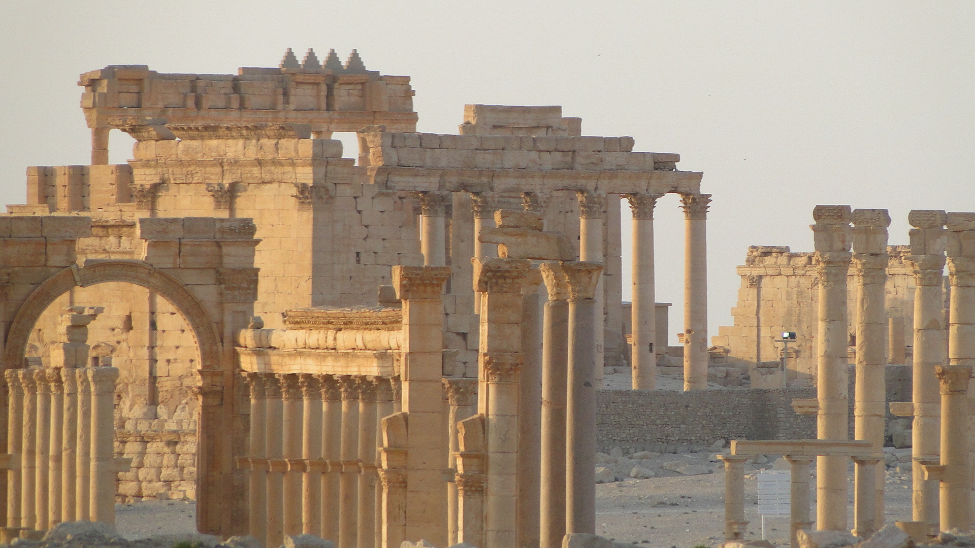 neodolatelná vyprázdněná Palmyra