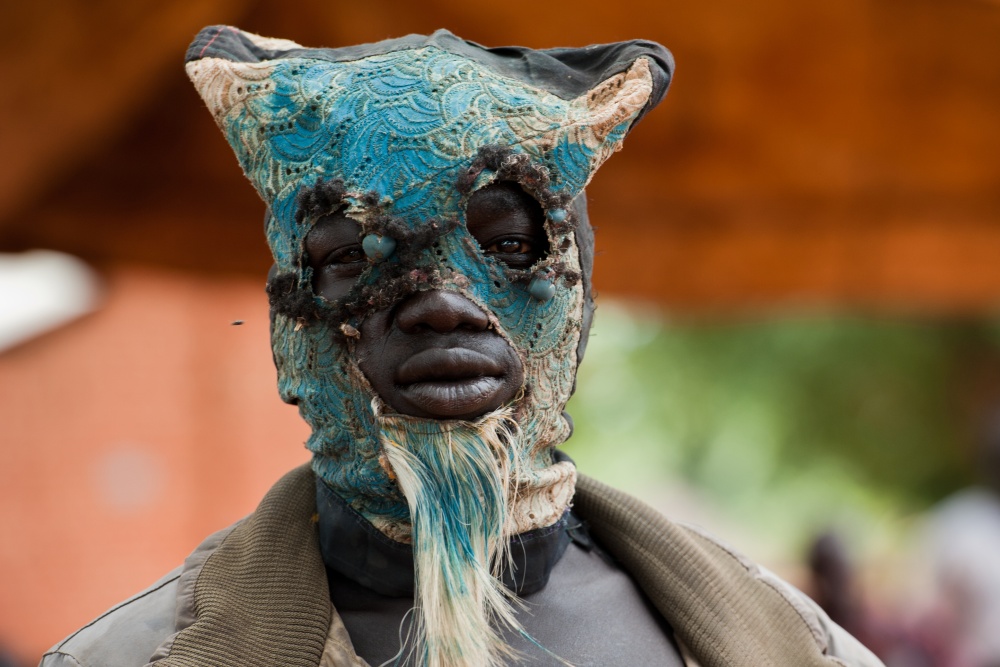 Jeden z dětských vojáků, Uganda