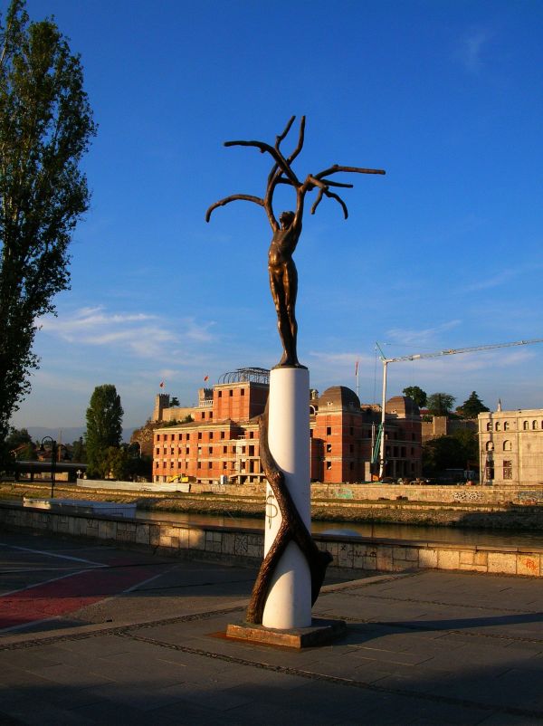 Moje oblíbená socha, Skopje, Makedonie