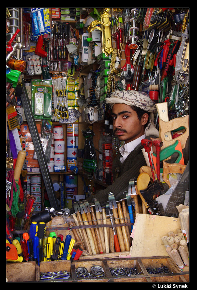 Suq v Sanaa, Jemen