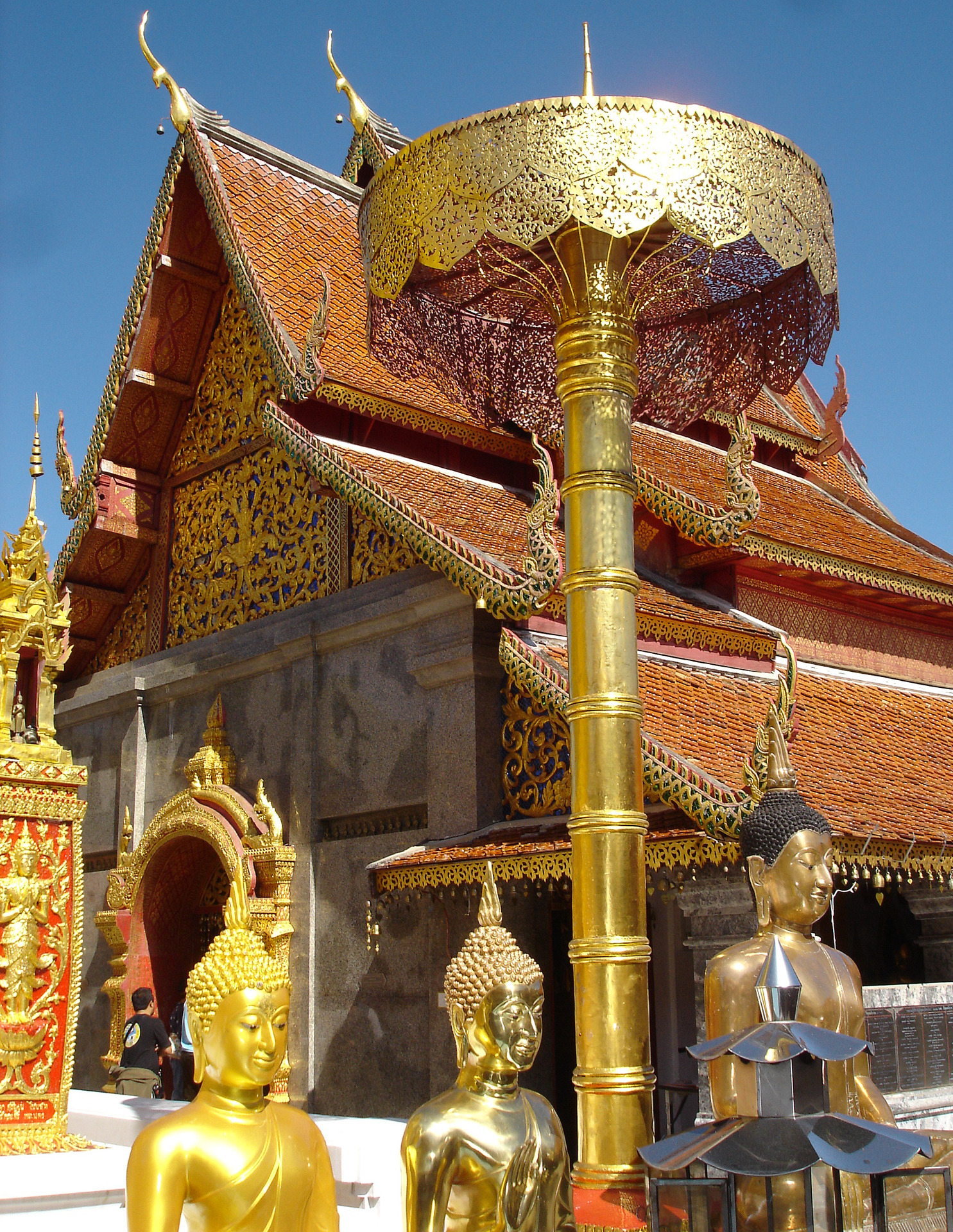 chrám na hoře Doi Suthep, Thajsko