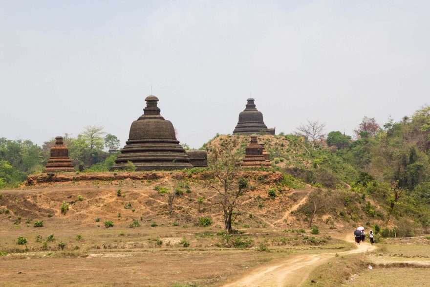 Historické chrámy v Mrauk-U