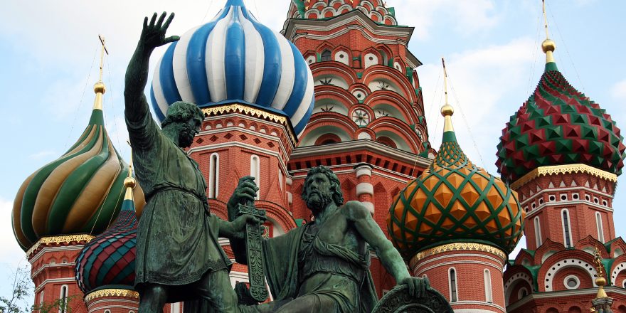 Moskevský Kreml, jako symbol ruské spirituality i státu.