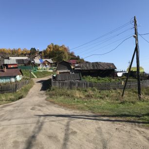 Vesnice u přístavu Baikal