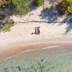 Pláž u jezera Bajkal