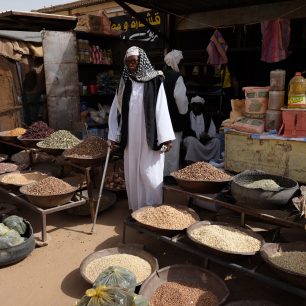 Trh v súdánském městě