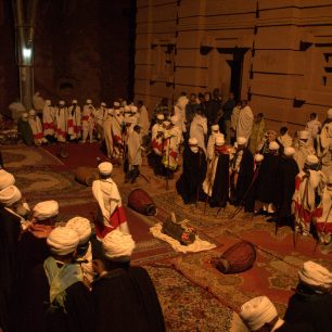 Noční vigilie v Lalibele