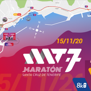 Mapa trasy Mezinárodního maratonu v Santa Cruz. Zdroj http://www.maratondetenerife.com/