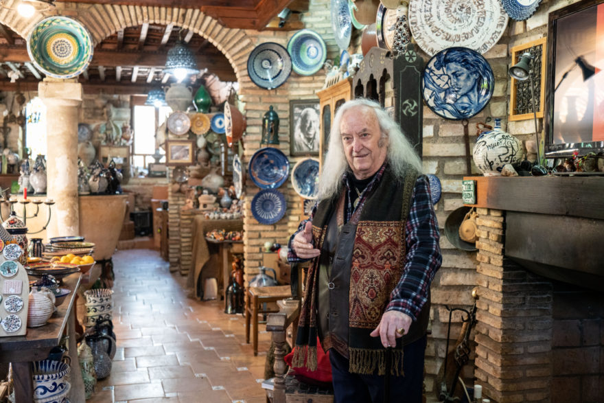 Jedna z nejstarších keramických dílen v Úbedě a její majitel, Romería, Andalusie