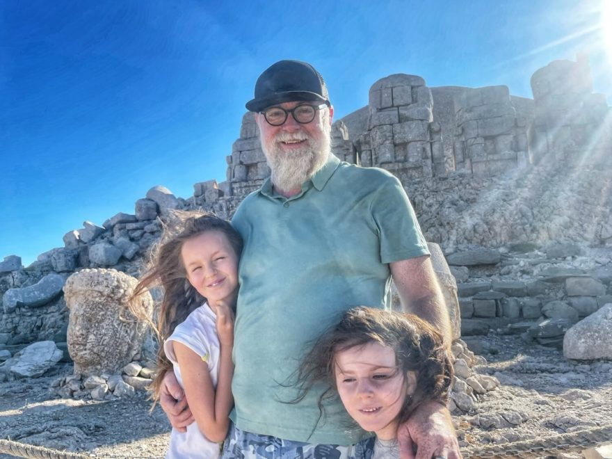 Josef Vrtal na cestách s dcerami, Foto: archiv Josef Vrtal