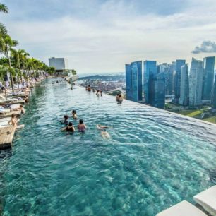Infinity Pool, Marina Bay Sands, Singapur, Foto: Dana Morávková