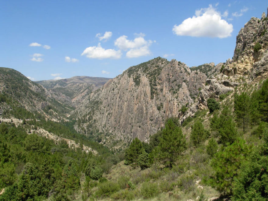 Organosmontoro, Maestrazgo, Teruel, Španělsko, Foto: Turespaňa