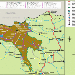 Mapa NP Ordesa a Monte Perdido, Ministerstvo pro ekologickou transformaci a demografickou výzvu
