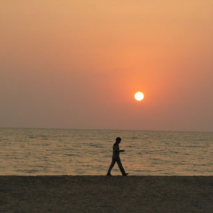 Západ slunce, Goa, Indie, autor: Richard Šedý
