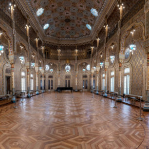 Maursky zdobený sál v Burzovním paláci v historickém centru Porta, Portugalsko, Autor: Michal Kroužel