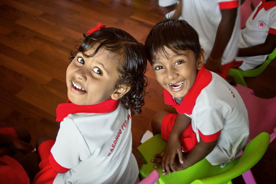 Děti z mateřské školy na Rasdhoo, Alif Alif atol, Maledivy, foto: Lucie Mohelníková