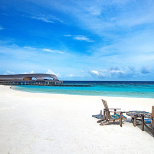 St. Regis Vommuli, Dhaalu atol, Maledivy, foto: Lucie Mohelníková