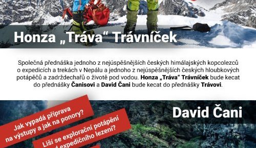O expecici v Nepálu a potápění Honza „Tráva“ Trávníček a David Čani