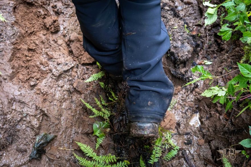 Bahno bylo všude, Národní park Bwindi, Uganda