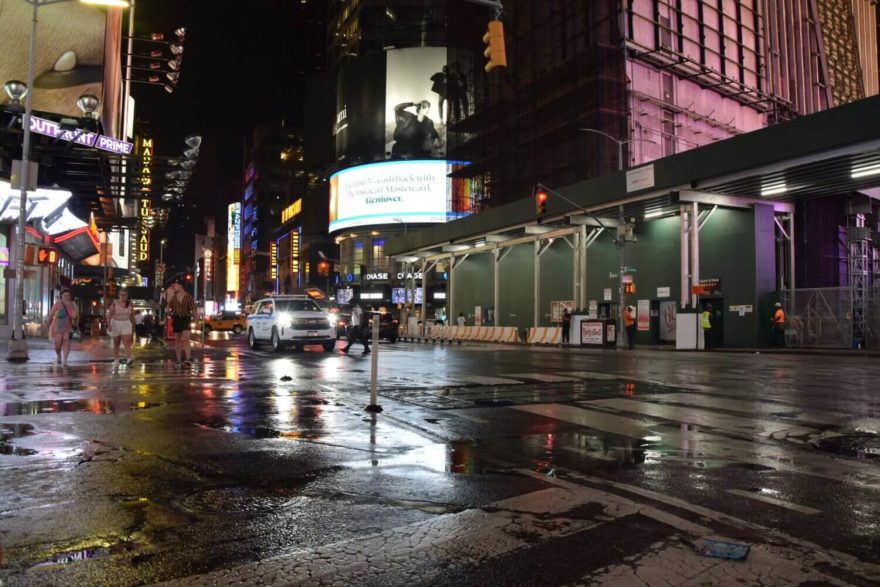 Půlnoční procházka, Times Square, New York, USA, autor: Jakub Kapoun