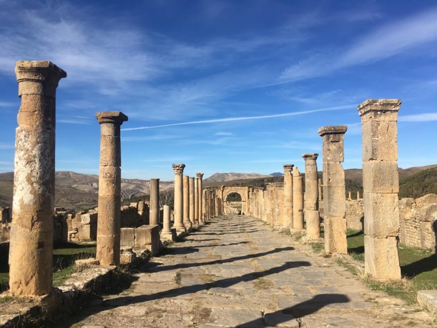 římské město Džamíla, Alžírsko, autor: Omar Jamaein