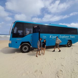 Autobus Kgari Explorer Tours, Fraser Island, Queensland, autor: Jan Prokeš