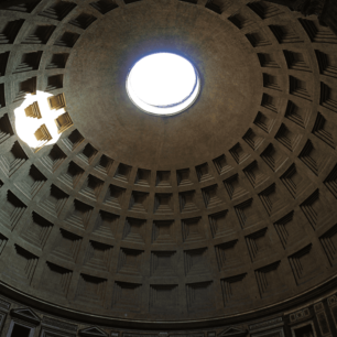 Největší kupole světa v Pantheonu