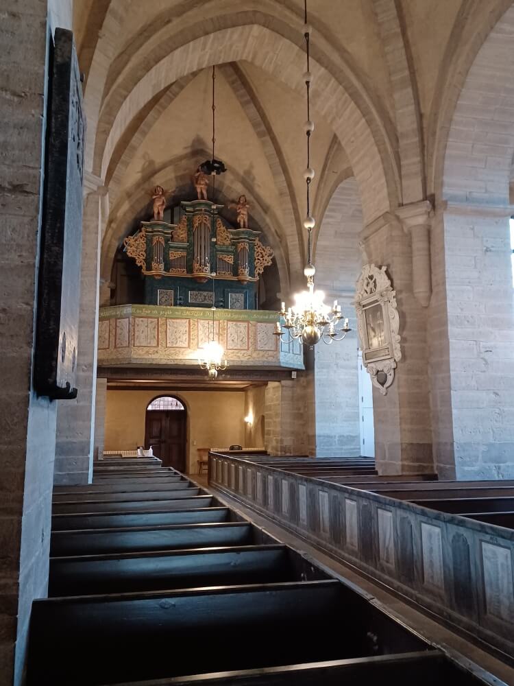 Kostelní varhany, Klášter Vreta, Švédsko, autor: Michaela Dlouhá