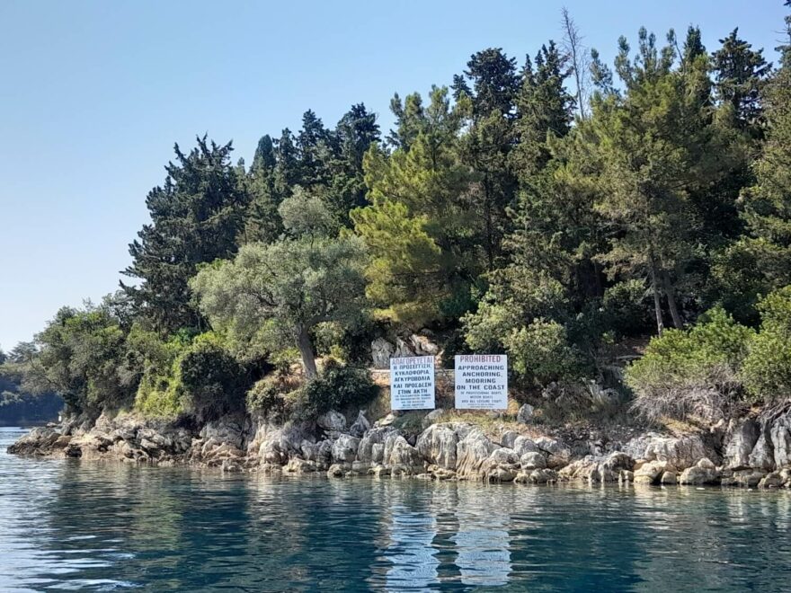 Skorpios, soukromý ostrov, Lefkada, autor: Jan Prokeš