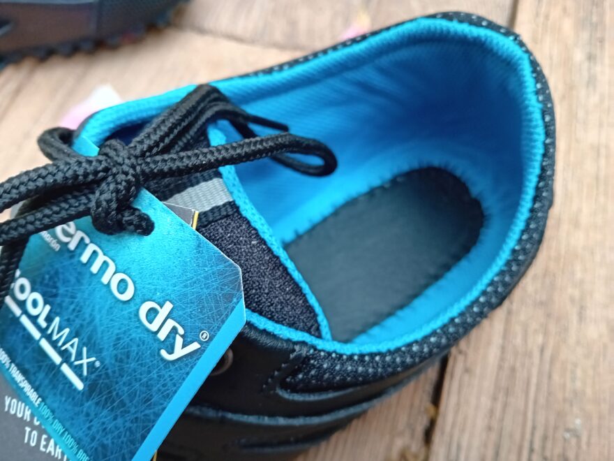 Pánské barefoot trekové boty Chitra Trek&Trail modro-černé