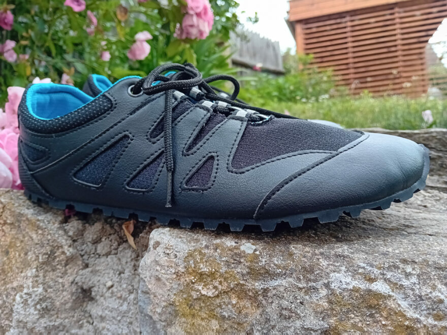 Pánské barefoot trekové boty Chitra Trek&Trail modro-černé