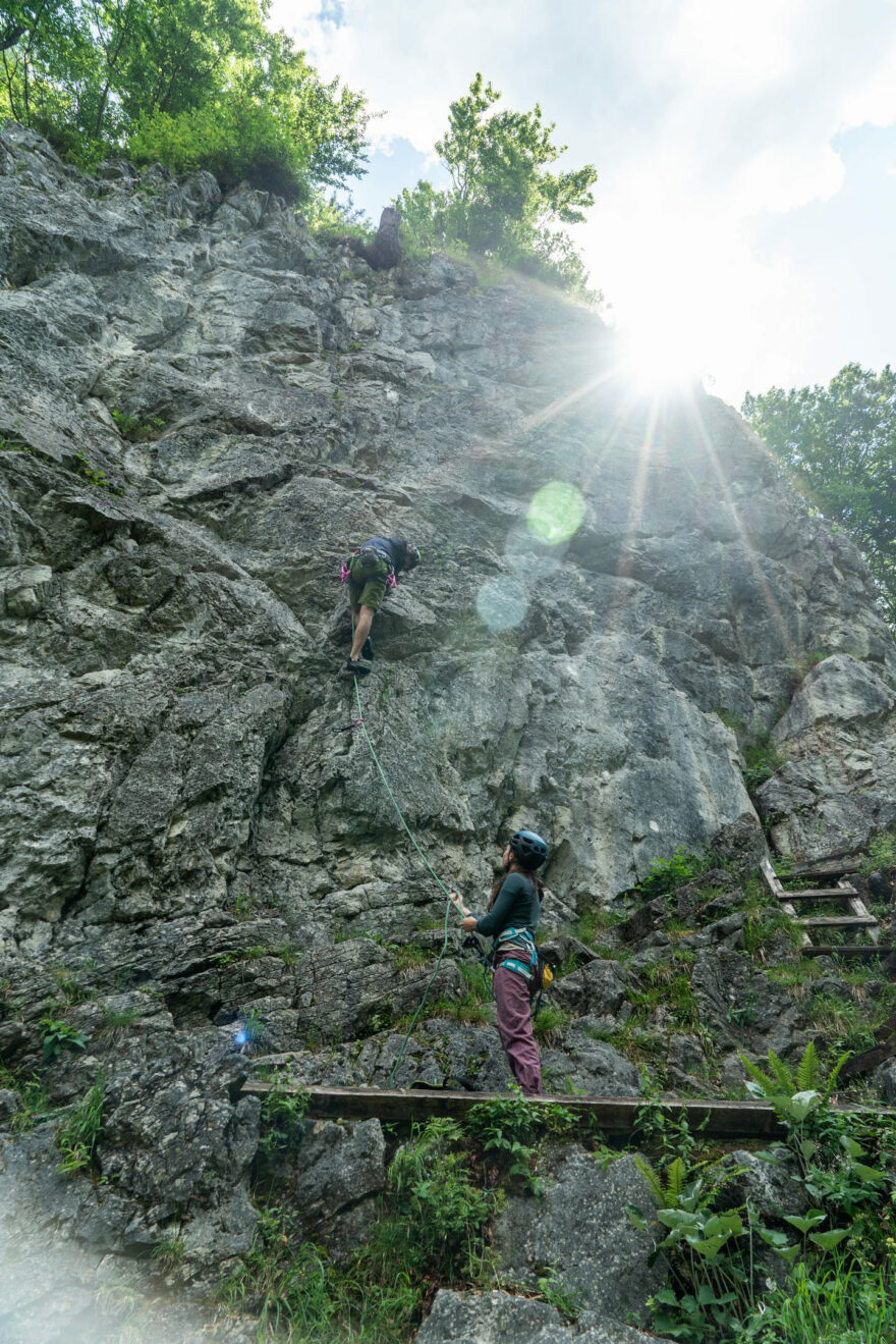 Lezecké stěny v údolí Pillerseetal