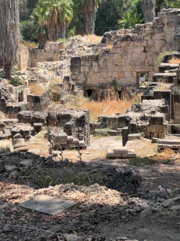 Pozůstatky římských lázní v Hamat Gader