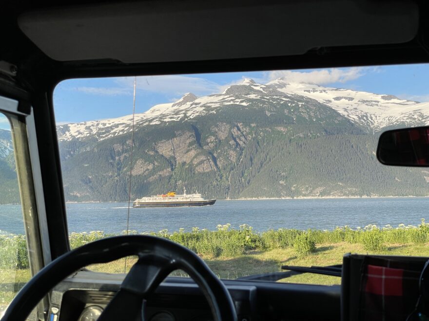 Trajekt Haines. Autor: Alena Mahlejová a Marie Šnajdrová