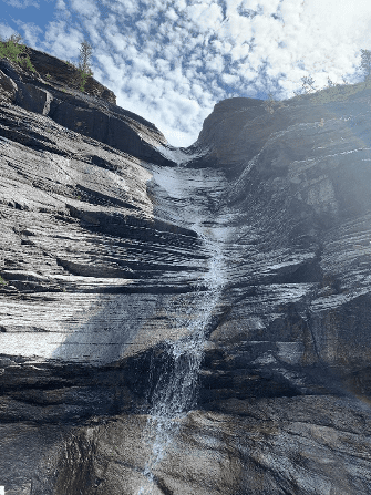 Vodopád v údolí Kleinfleisstal