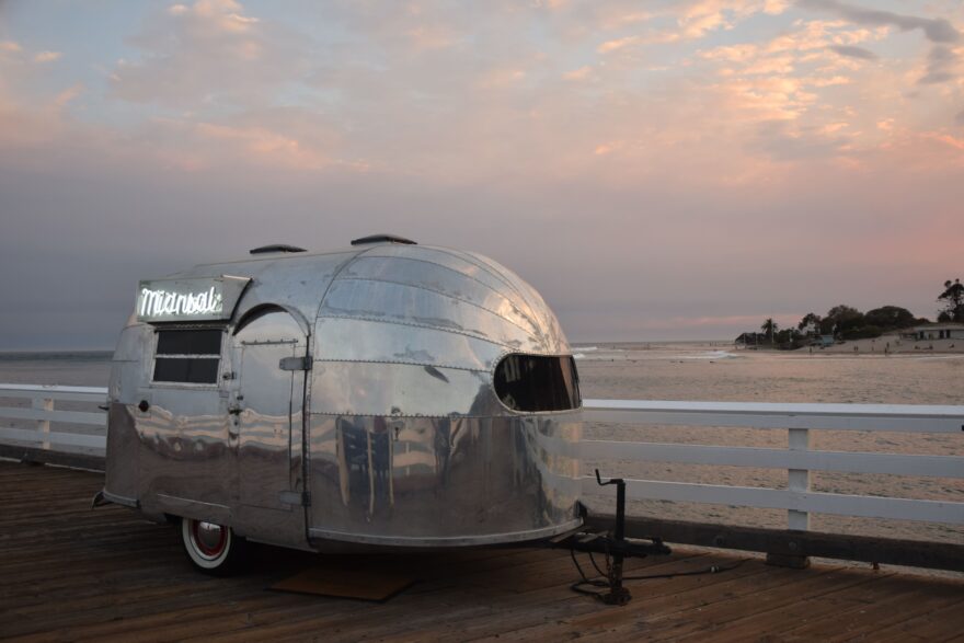 Západ slunce v Malibu