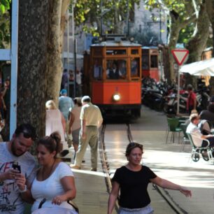 Historická tramvaj, Sóller, Mallorca, autor: CK Blue Style