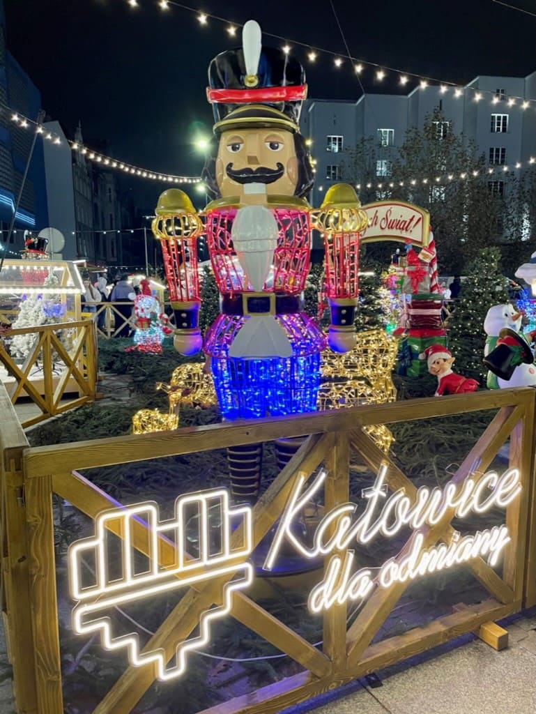 Vánoční trhy v Katovicích.