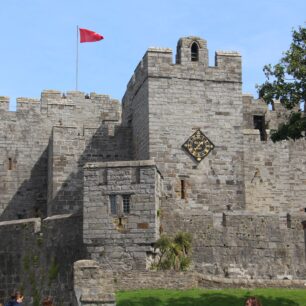 Sídelní hrad Rushen v někdejším hlavním městě Castletown