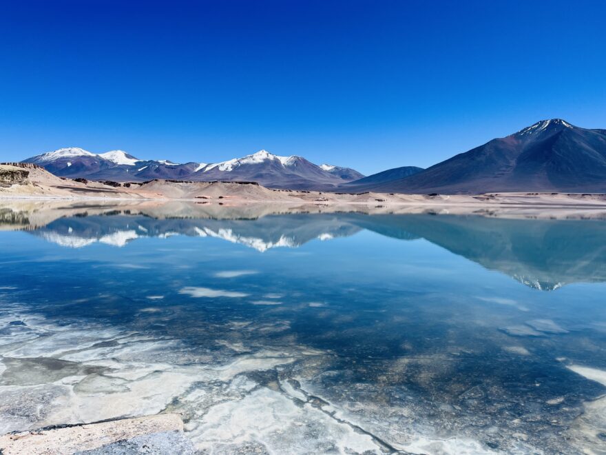 Laguna Verde, jedna z nejkrásnějších lagun v poušti Atacama. Foto: Kateřina Krejčová