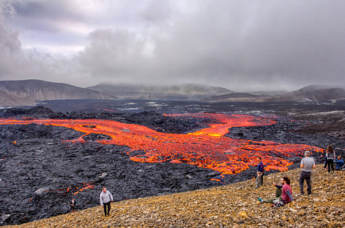Sopka Fagradalsfjall. Foto: Martin Loew