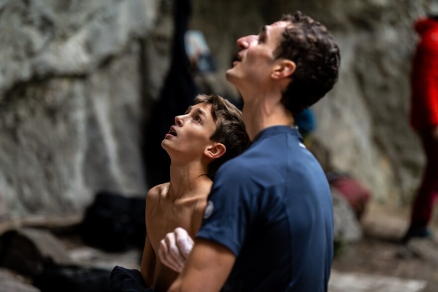 Snímky z natáčení filmu Adama Ondry - Lezci ©Jan Vogl