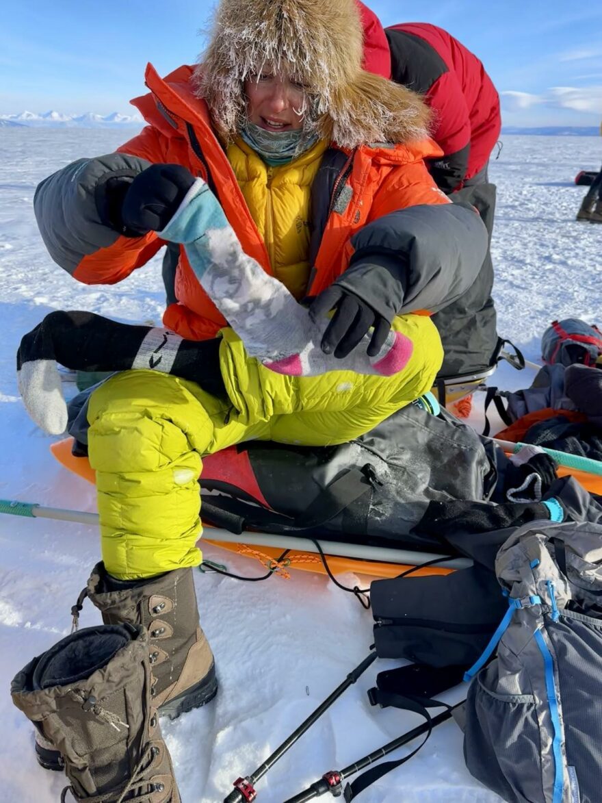 Teploty klesaly každou noc pod -30 stupňů
