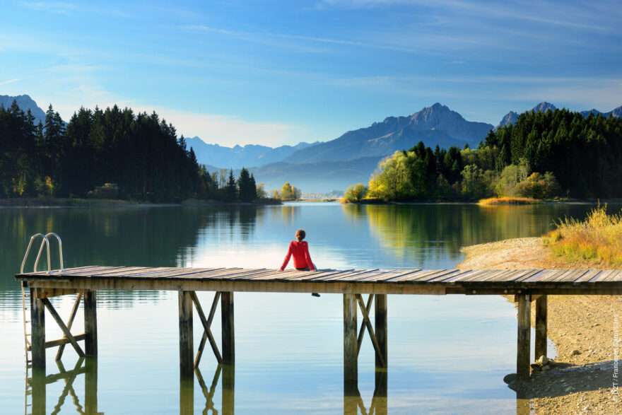 Füssen - Jezero Forggensee v Allgäu. Zdroj: Germany Travel