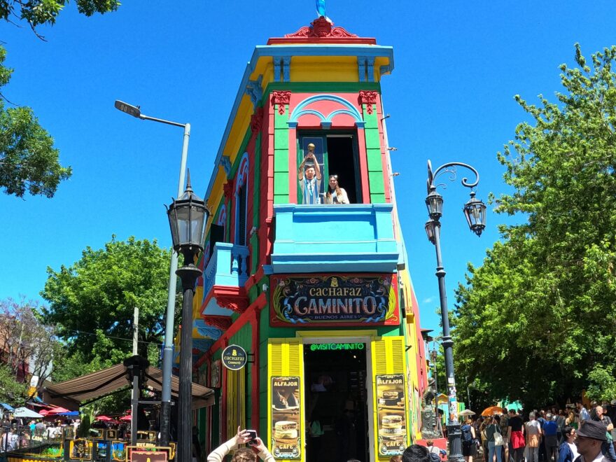 Nejbarevnější ulice El Barrio Boca