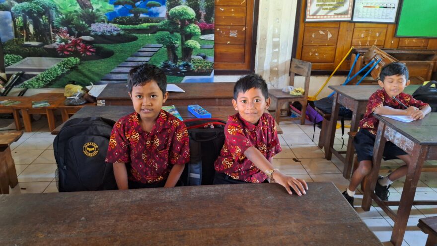 Škola volá i na Bali