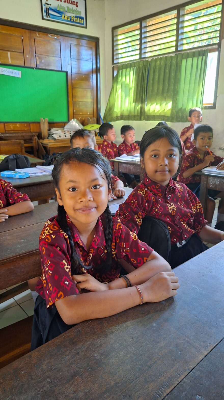 Škola volá i na Bali