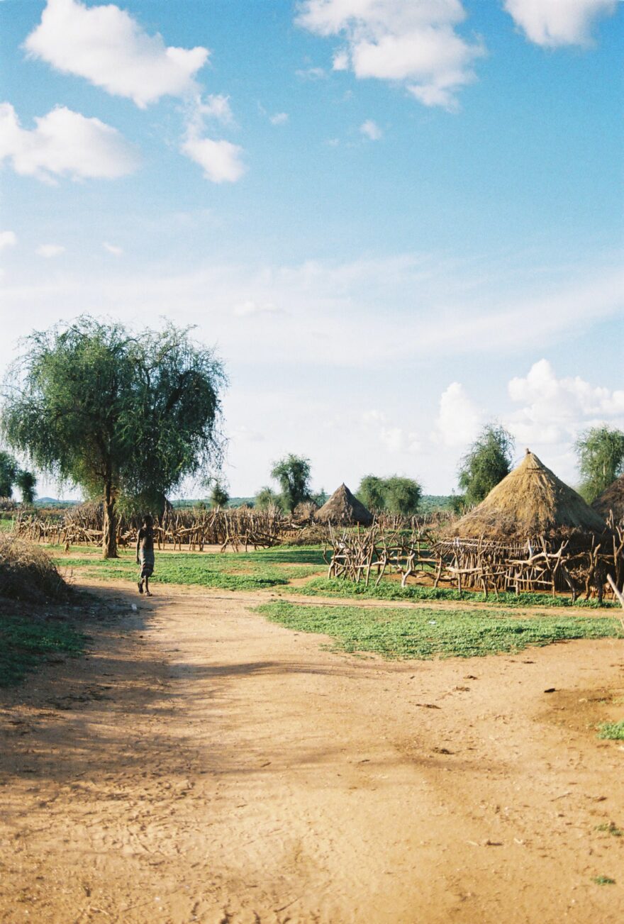 Typická hammarská vesnice.